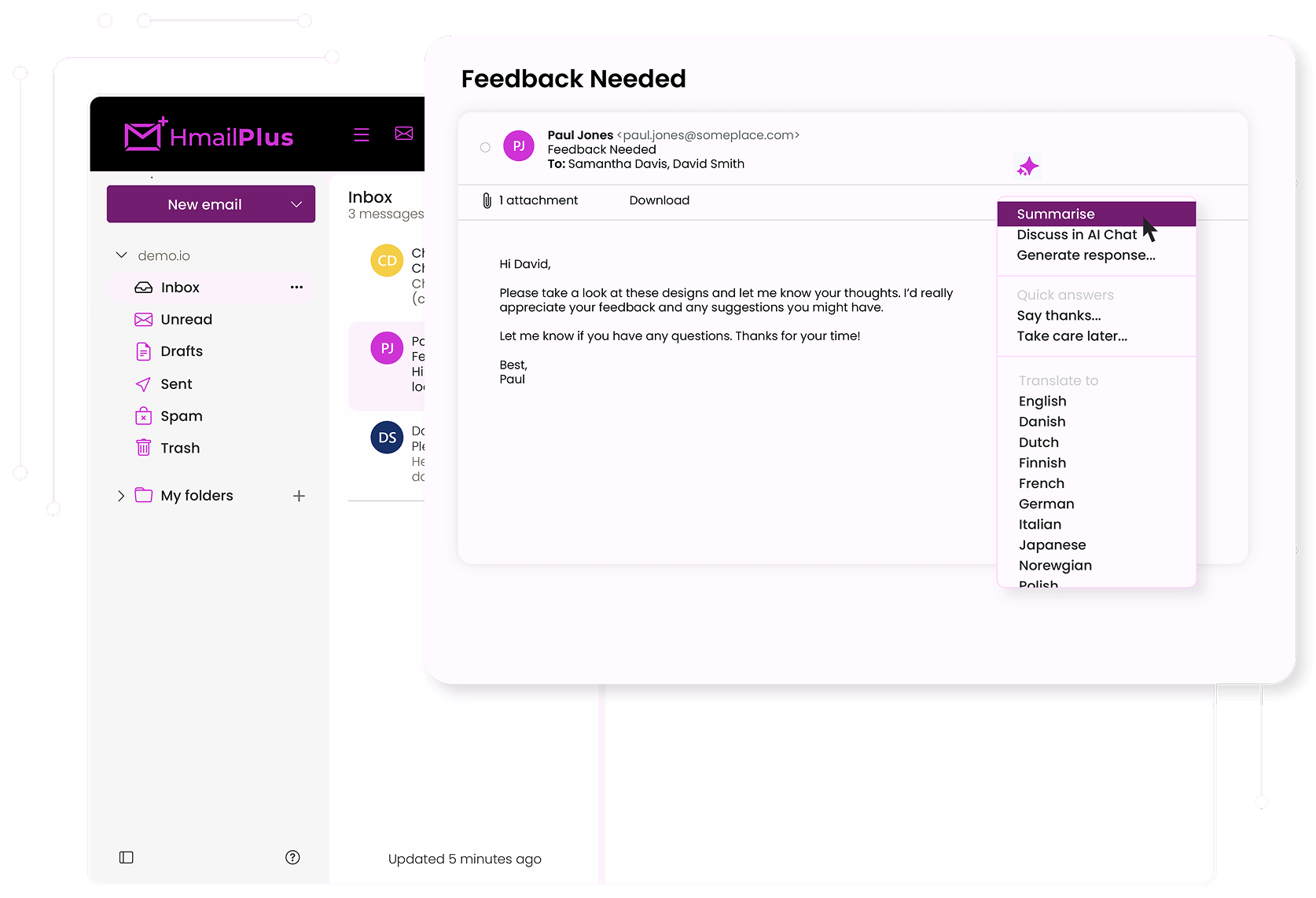Email Summaries